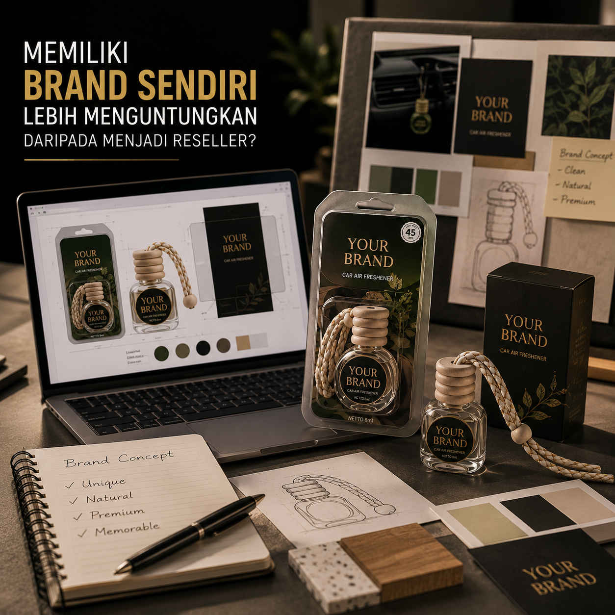 Mengapa Memiliki Brand Sendiri Lebih Menguntungkan daripada Menjadi Reseller?